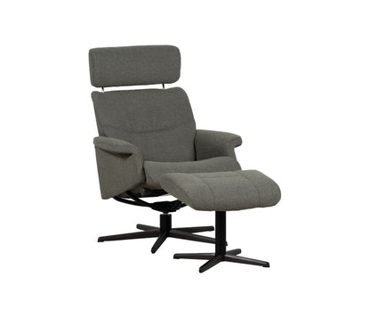 La-Z-Boy Malaga Swivel Recliner + Footstool