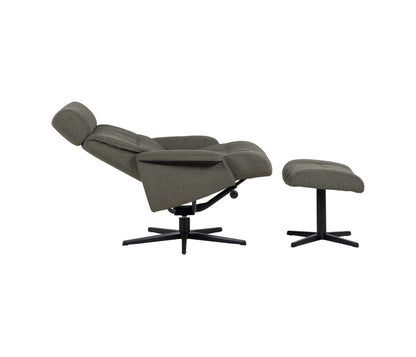 La-Z-Boy Malaga Swivel Recliner + Footstool