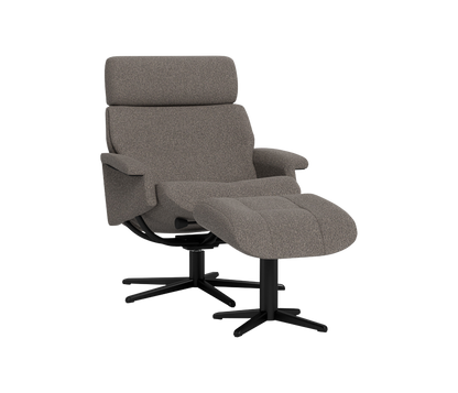 La-Z-Boy Malaga Swivel Recliner + Footstool