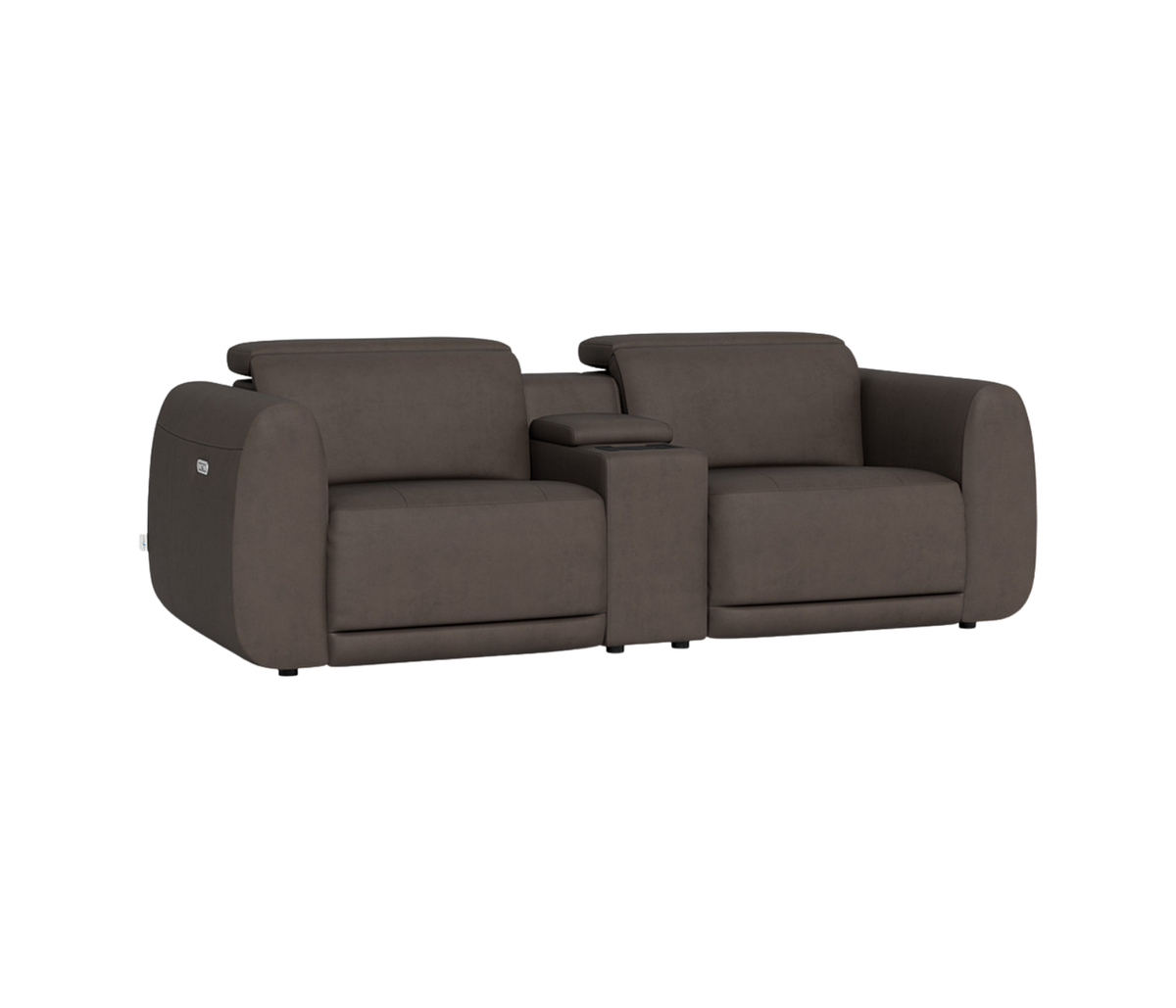 La-Z-Boy Napa 2 Seater Power Reclining Sofa with Media Console