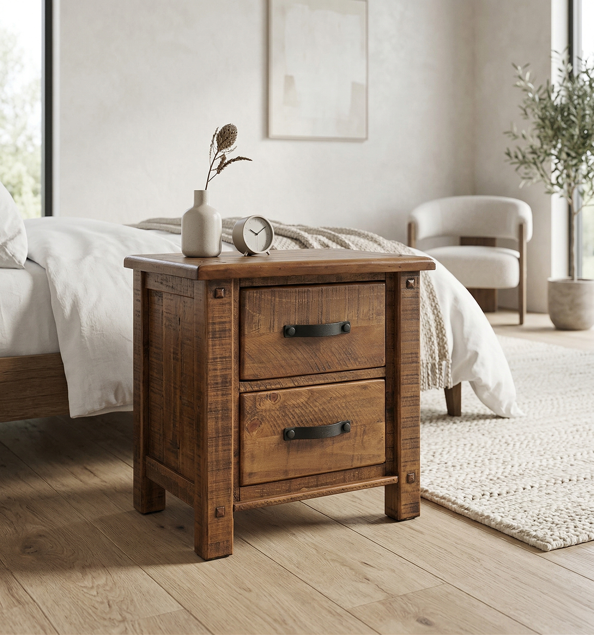 Longyard Bedside Table