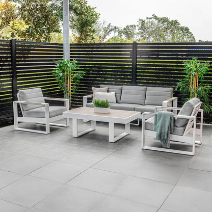 Maderia 4 Piece Outdoor Lounge Setting