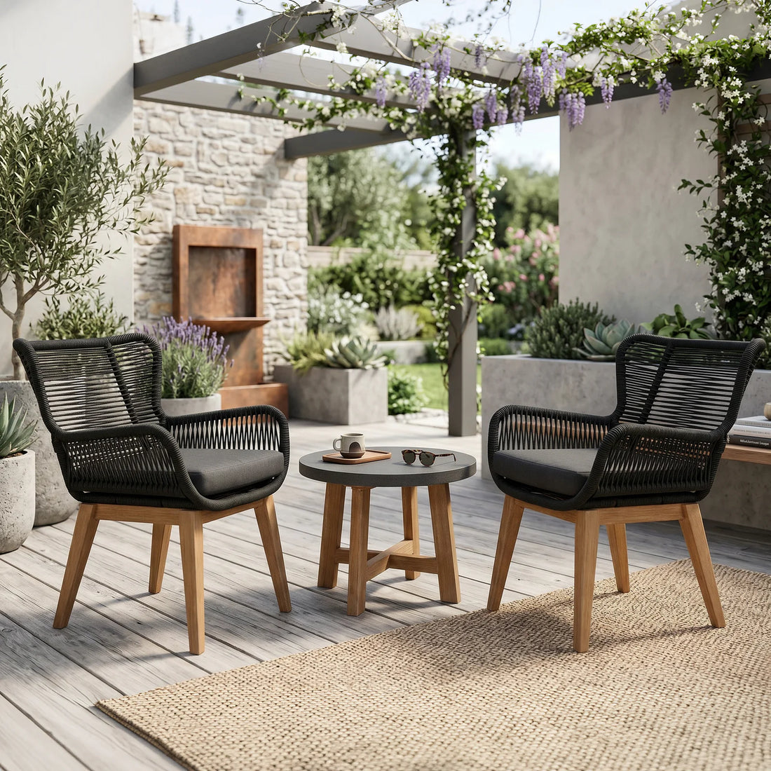 Marrakesh Outdoor 3 Piece Chat Set