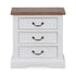 Oregon 3 Drawer Bedside