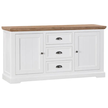 Buffet, Paddington range, acacia timber, greywash finish, brushed white accents, VJ panelling, versatile storage, elegant design, timeless appeal, durable construction.