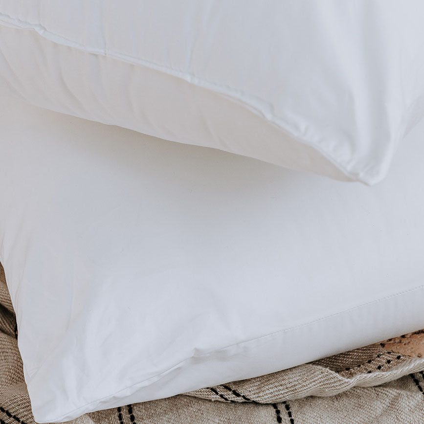 Polyester Pillow with Cotton Cover