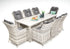 San Jose 9 Piece Outdoor Dining Set