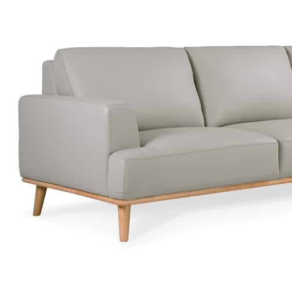 Stanford Leather Sofa Chaise