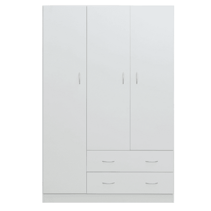 Wardrobe - 3 door, 2 drawer