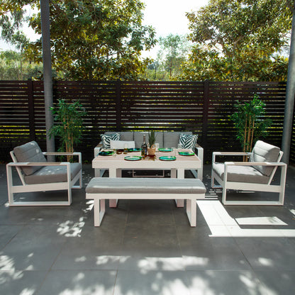 Maderia 5 Piece Outdoor Lounge and Dining Setting