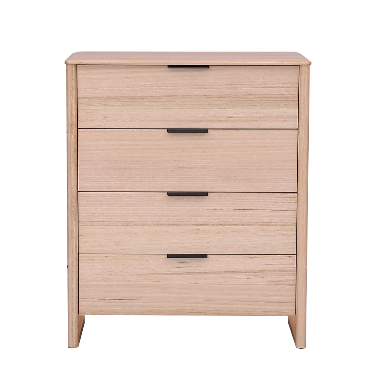 Tallboy with four drawers in modern finish