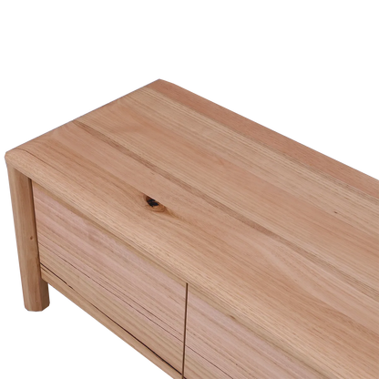 Yarra Entertainment Unit/TV Stand with solid Ash tops and legs in 1800mm and 2100mm sizes