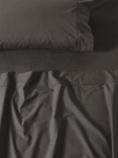1000TC Cotton Sateen Charcoal Sheet Set