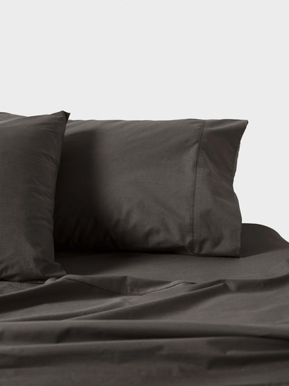 1000TC Cotton Sateen Charcoal Sheet Set
