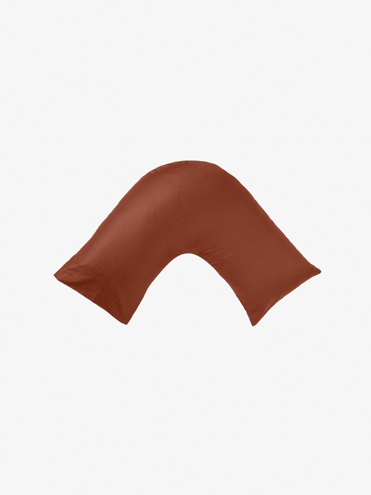 500TC Cotton Sateen Augusta Brick U-Shaped Pillowcase