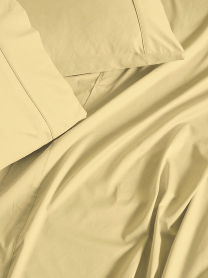 500TC Cotton Sateen Augusta Daffodil King Pillowcase