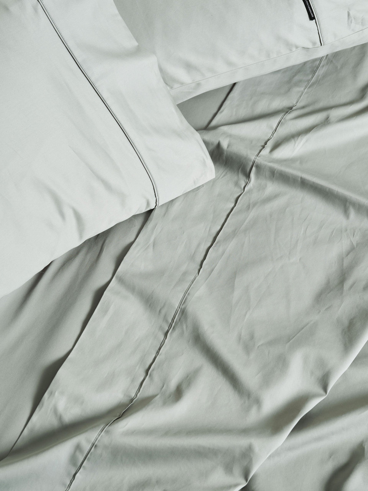 500TC Cotton Sateen Augusta Green Gum King Pillowcase