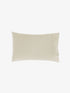 500TC Cotton Sateen Augusta Natural King Pillowcase