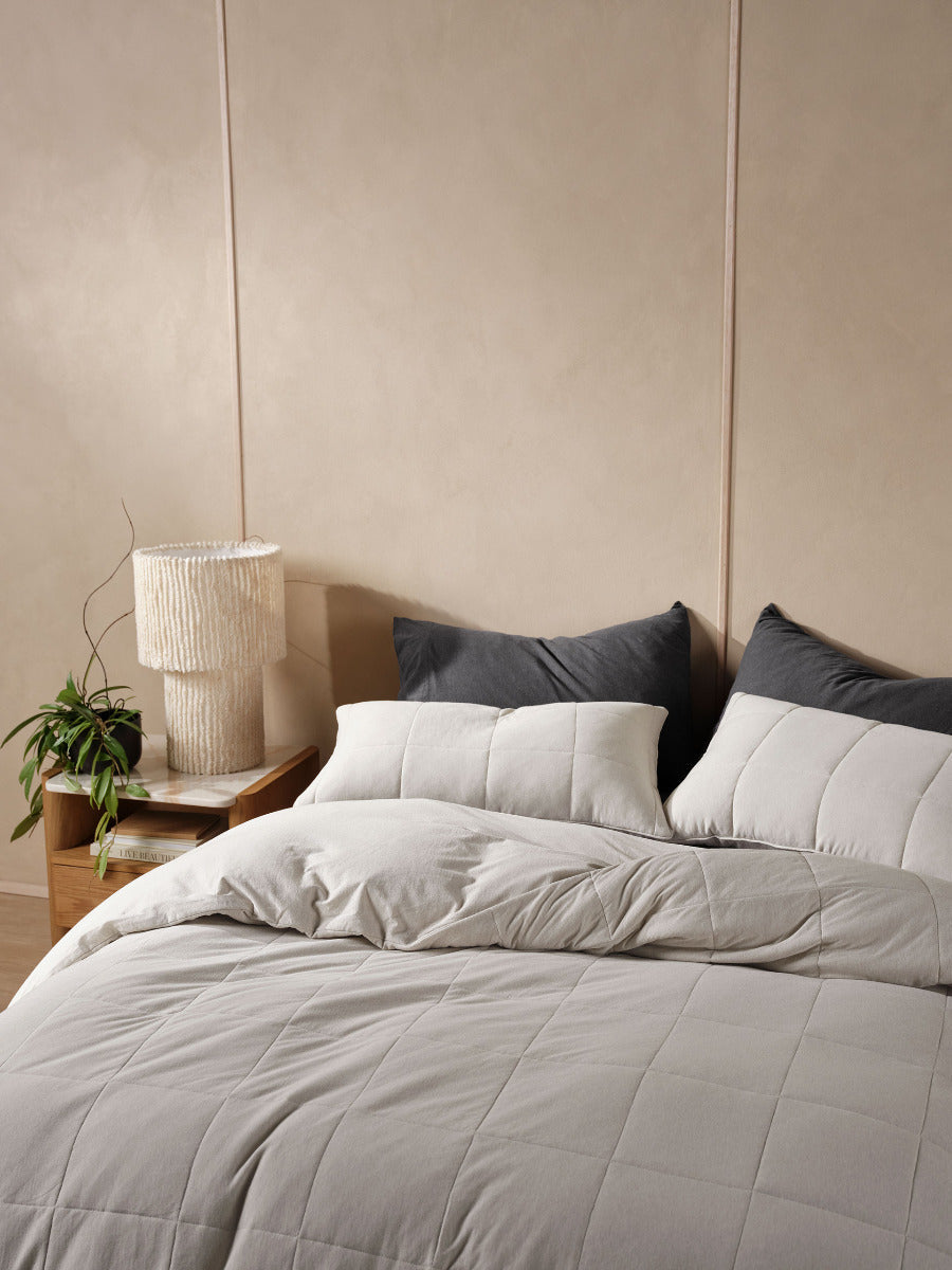 Ryland Pebble Quilt Cover Set