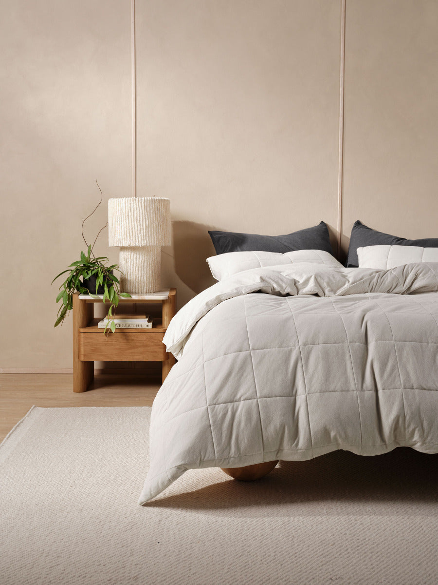 Ryland Pebble Quilt Cover Set