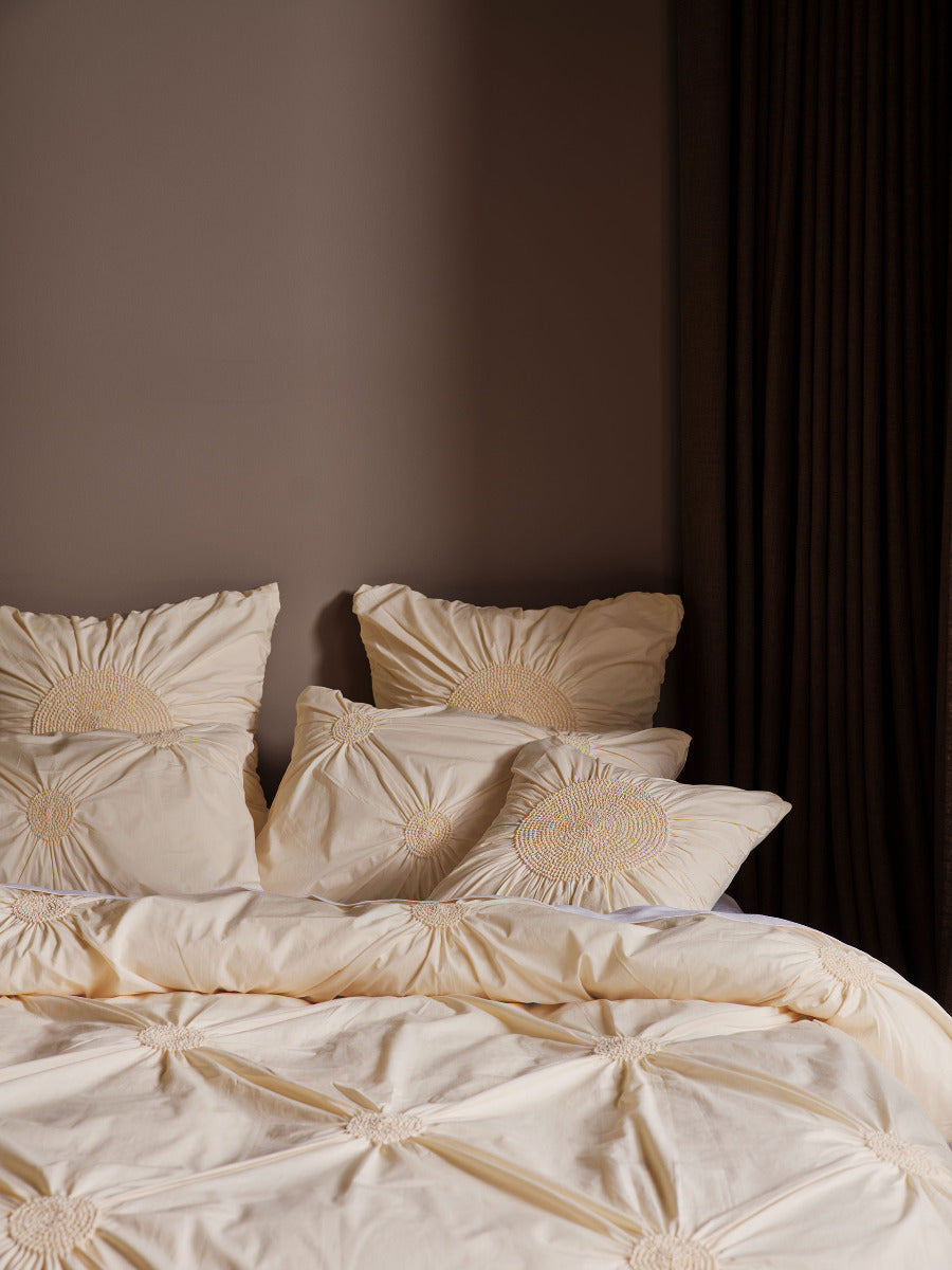 Claudia Peach Quilt Cover Set