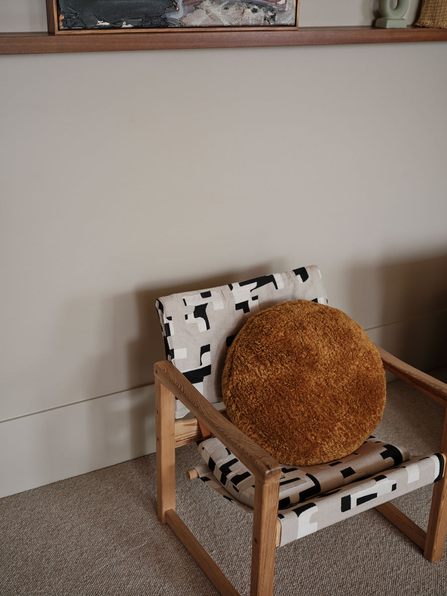 Shetland Cinnamon Cushion 43cm Round