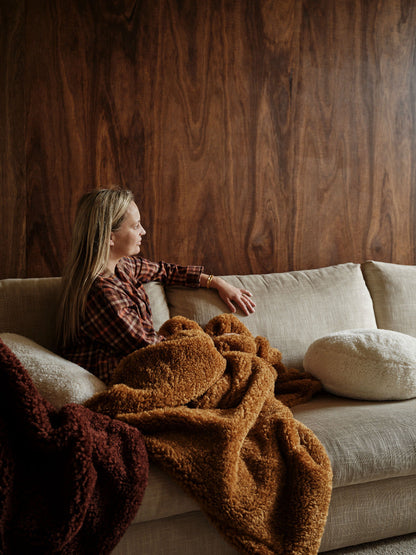 Shetland Cinnamon Throw