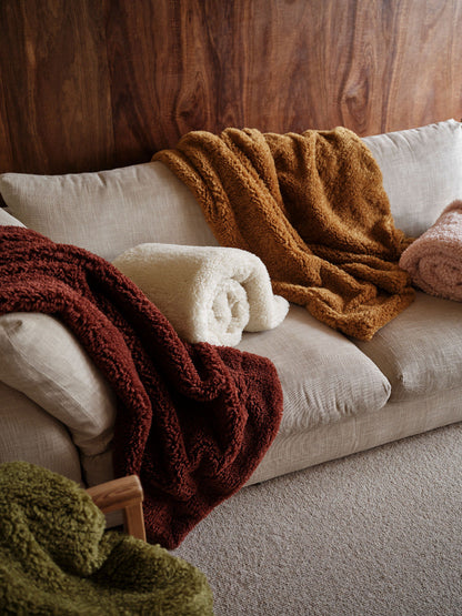 Shetland Chestnut Throw