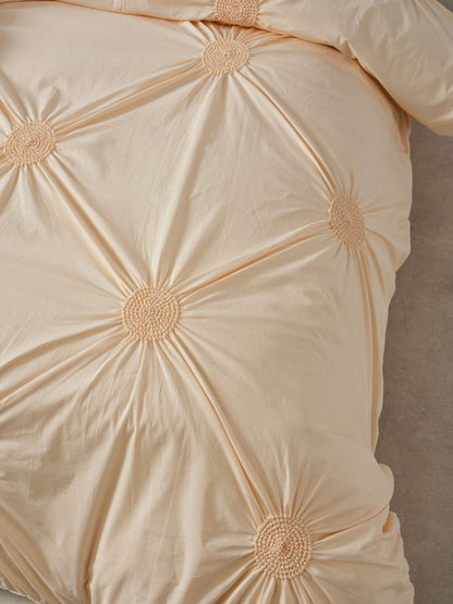 Claudia Peach Quilt Cover Set