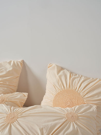 Claudia Peach Quilt Cover Set