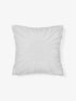 Claudia White European Pillowcase