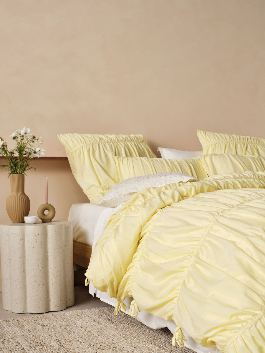 Layla Lemon Quilt Cover Set