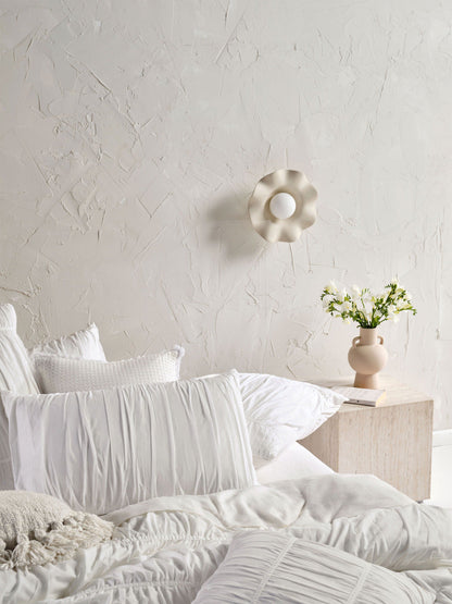 Layla White Quilt Cover Set