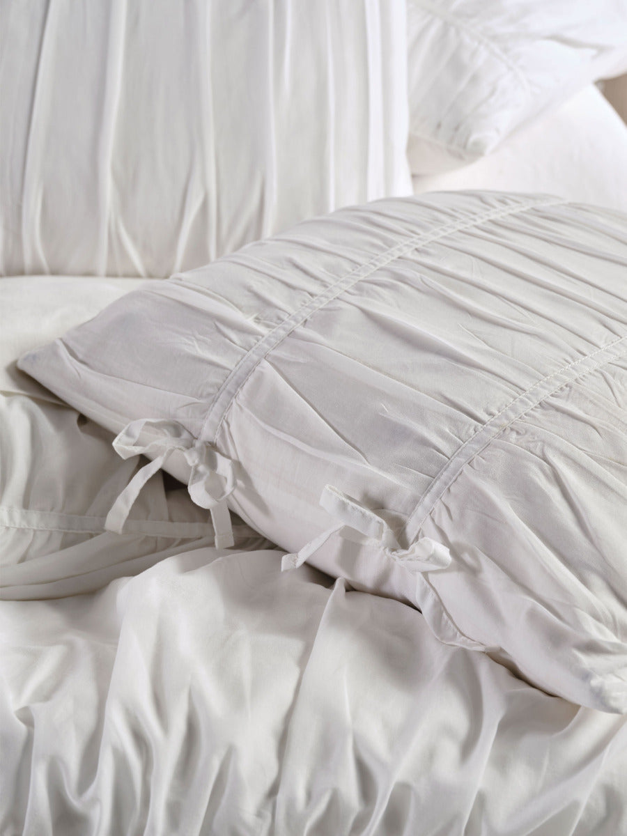 Layla White Quilt Cover Set