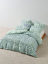 Metung Mint Quilt Cover Set