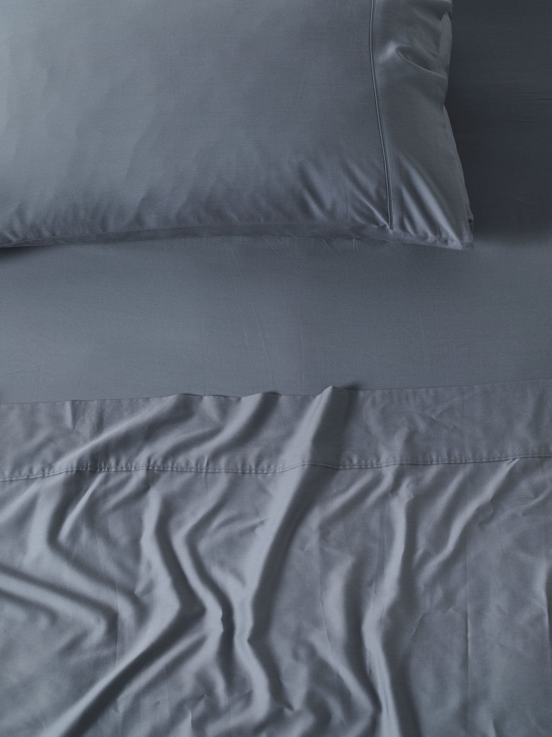 400TC Bamboo/Cotton Nara Bluestone Bamboo Cotton King Pillowcase