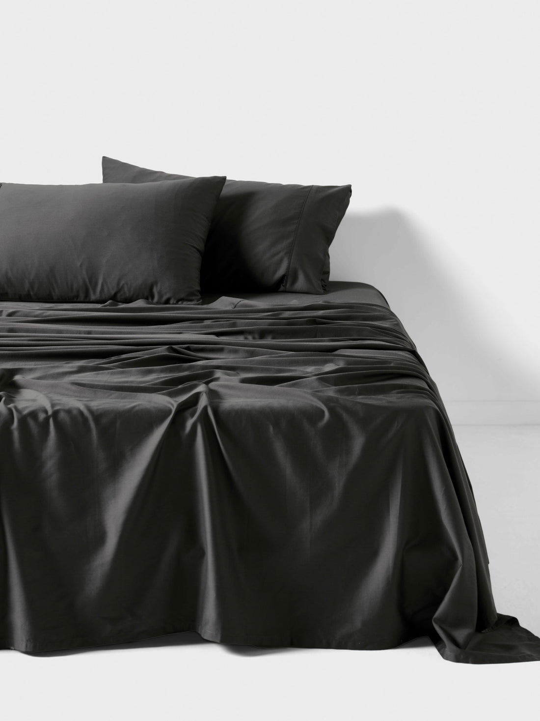400TC Bamboo/Cotton Nara Charcoal Bamboo Cotton King Pillowcase