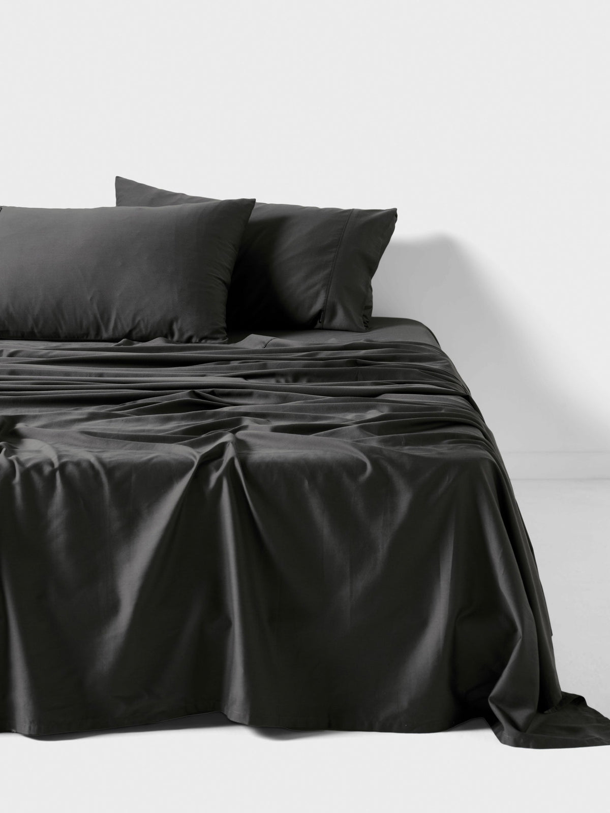 400TC Bamboo/Cotton Nara Charcoal Bamboo Cotton King Pillowcase