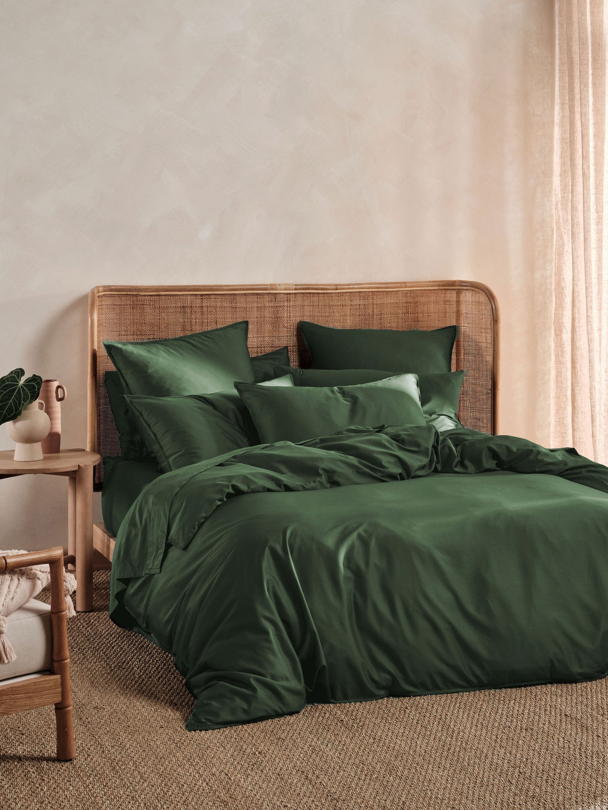 400TC Bamboo/Cotton Nara Forest European Pillowcase