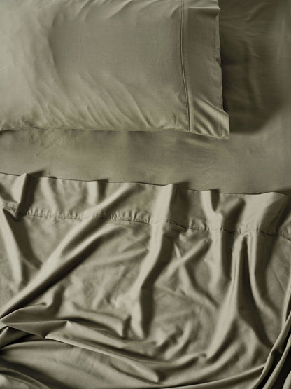 400TC Bamboo/Cotton Nara Moss Bamboo Cotton Standard Pillowcase