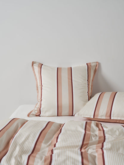 Nara Stripe Clay European Pillowcase