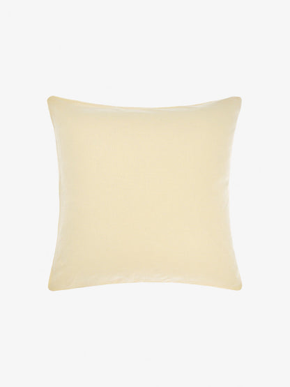 Pure Linen Nimes Lemon European Pillowcase