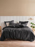 Pure Linen Nimes Magnet Quilt Cover Set