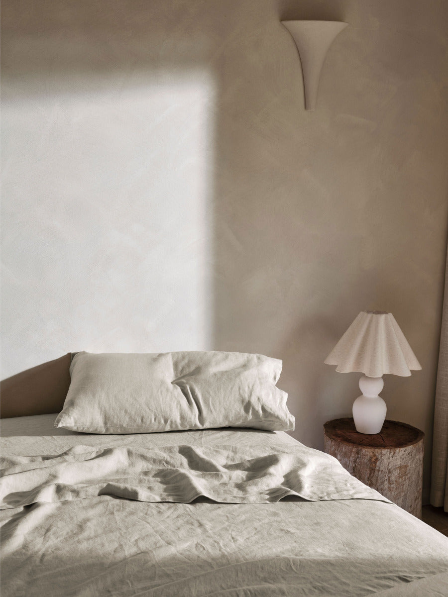 Pure Linen Nimes Natural King Pillowcase