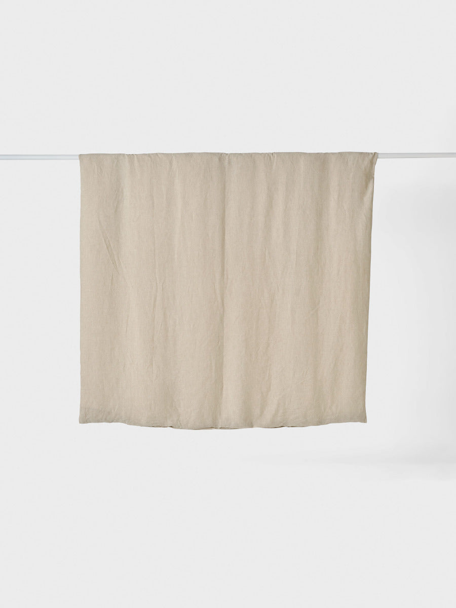 Pure Linen Nimes Duet White/Natural Quilt Cover Set
