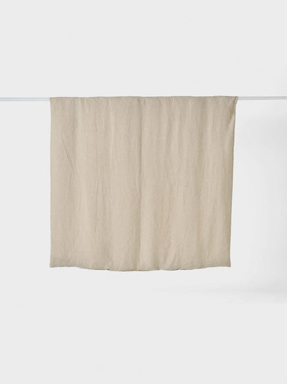 Pure Linen Nimes Duet White/Natural Quilt Cover Set