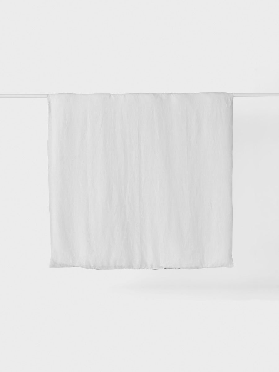Pure Linen Nimes Duet White/Natural Quilt Cover Set