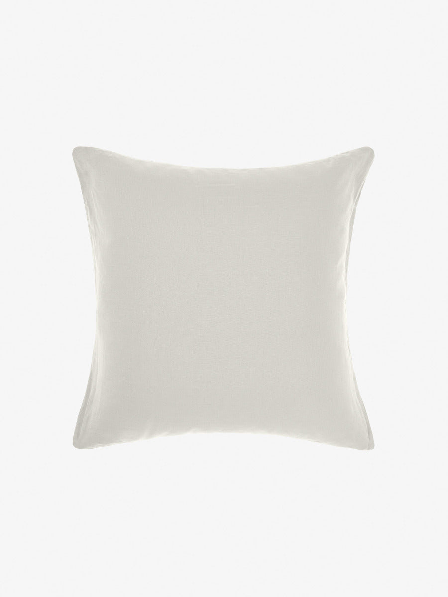Pure Linen Nimes Pale Grey European Pillowcase