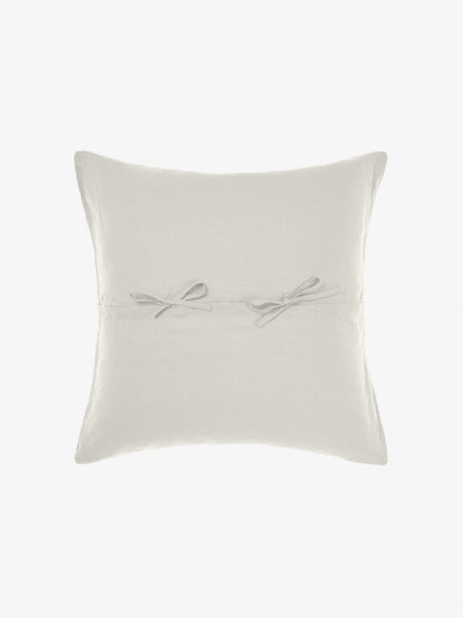 Pure Linen Nimes Pale Grey European Pillowcase