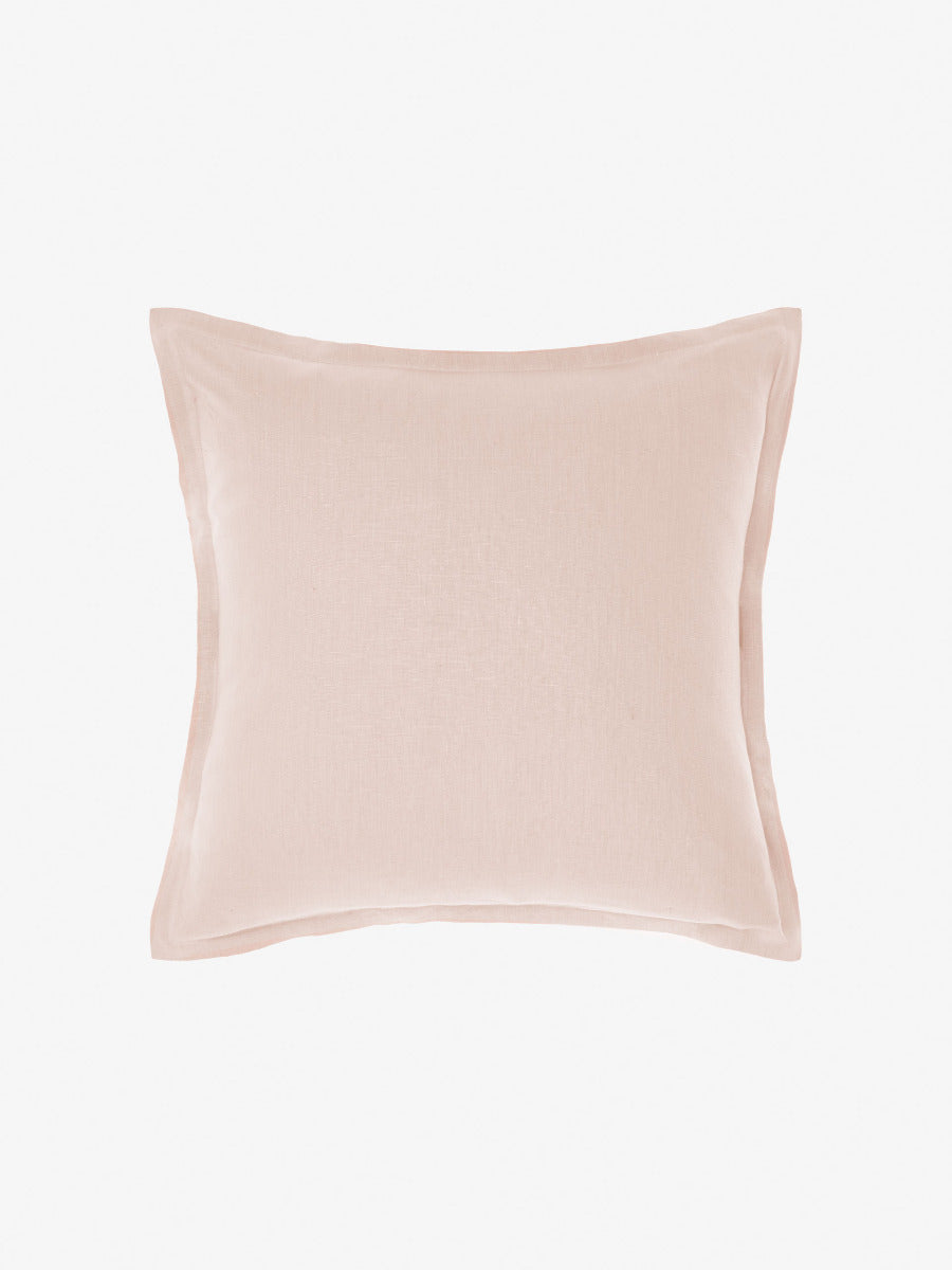 Pure Linen Nimes Rose Pink 48x48cm Cushion